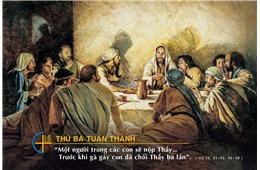 Thứ Ba Tuần Thánh ( Ga 13, 21-33.36-38 ) năm 2025